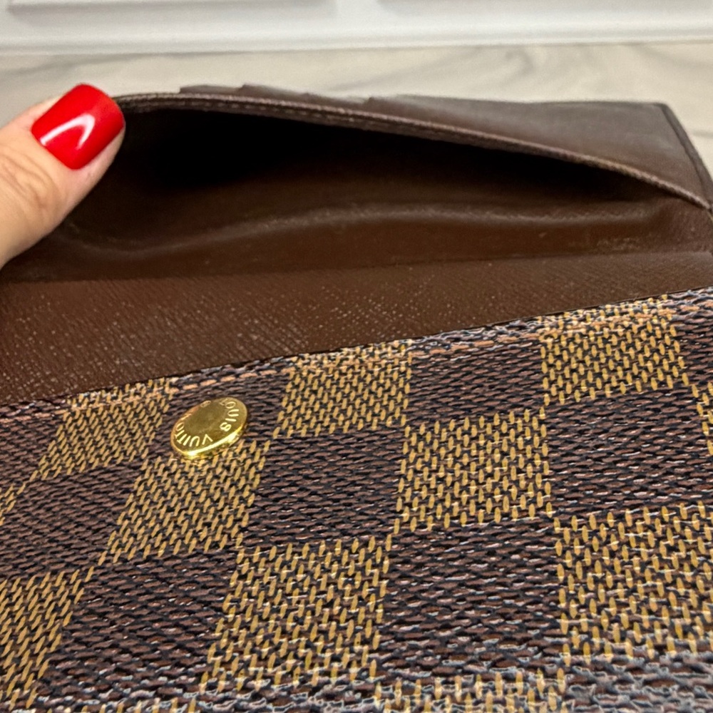 Louis Vuitton Damier Ebene Etui Papier Wallet | Trifold Snap | Great Condition - Picture 9 of 10